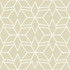 Seamless pattern in arabic style. Olive green and white background