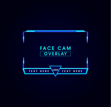 Modern Face cam for streaming - VECTOR