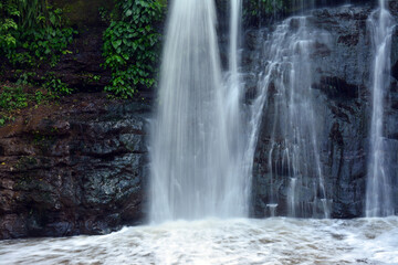 Fototapeta na wymiar Hinulugang Taktak water falls in Antipolo, Philippines
