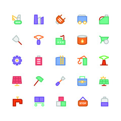 
Industrial Colored Vector Icons 10
