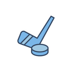 Ice hockey vector icon symbol sport isolated on white background