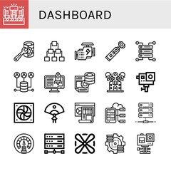 dashboard icon set