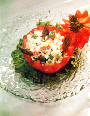 Shrimp in Avocado Halves