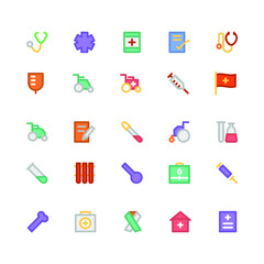 
Medical Colored Vector Icons 5
