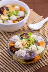 Boiled minced pork with tofu