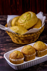 Banana cup cake