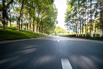 Obraz premium road in park