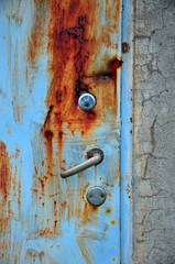Blue Old Door