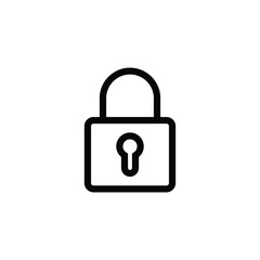 lock icon vector
