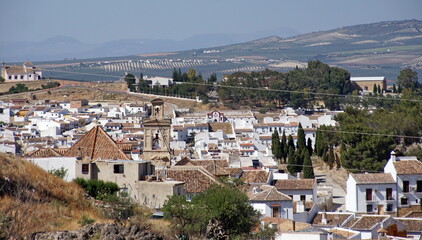 Obraz premium View of the city of Antequera in Malaga, Andalusia, Spain