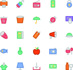 

Shopping Colored Vector Icons 10
