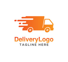 delivery design creative logo concept