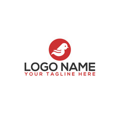 Obraz premium Bird Logo Template vector icon