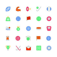 
Sports Colored Vector Icons 4
