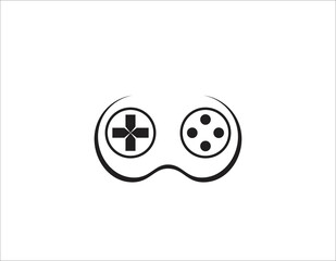 Game Logo Design Template. Stick Game Icon Logo