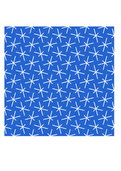 Abstract geometric pattern with white intersected lines on navy background