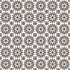 Abstract vector background Seamless floral grid texture