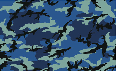 Navy camouflage seamless pattern