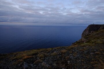 Fototapeta na wymiar North Cape, in the Northern of Norway. 