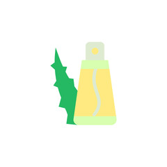 Spray bottle aloe vera icon. Simple color vector elements of healing plant icons for ui and ux, website or mobile application