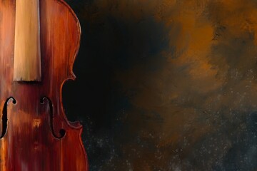 violin on black background © Laura