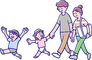 家族でのおでかけ