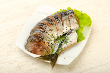 Scomber with spices