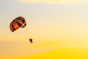Parachute attraction on Langkawi island, Malaysia