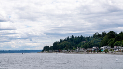 Houses on the beach