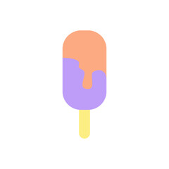 Ice cream, ice lolly icon. Simple color vector elements of freeze sweet icons for ui and ux, website or mobile application