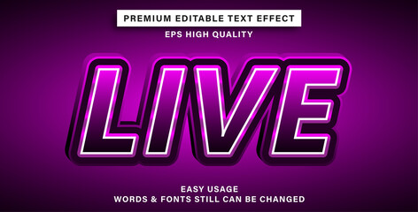 text effect live