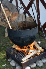 Kettle on the fire