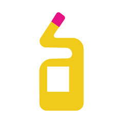 Isolated detergent bottle vector design