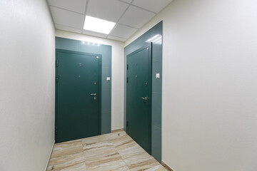 entrance door to the apartment in the entrance