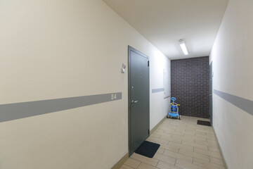entrance door to the apartment in the entrance