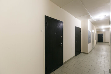 entrance door to the apartment in the entrance