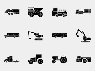 transportation Vector icons set Vol.2