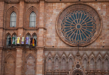 Arandas, Jalisco / Mexico - Jul 2010
San Jose Obrero, currently the largest church in Arandas, has Romanesque-Gothic style architecture and one of the biggest bells in North America.