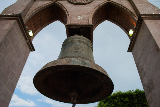 Arandas, Jalisco / Mexico - Jul 2010
San Jose Obrero, currently the largest church in Arandas, has Romanesque-Gothic style architecture and one of the biggest bells in North America.