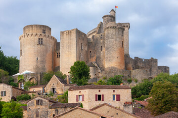 Obraz premium Bonaguil Castle in Lot et Garonne, France