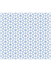 Hexagonal tiling pattern, geometric background