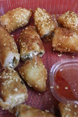 Close up of delicious Dahi Kebabs