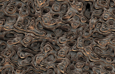 abstract structured strange metal steel