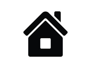 Home icon. House vector illustration EPS10. Real estate concept