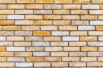 yellow brick wall
