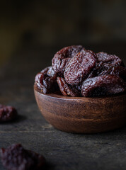 Chocolate dry apricots without seeds 