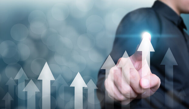Business development to success and growing growth concept, business growth concept , finance concept