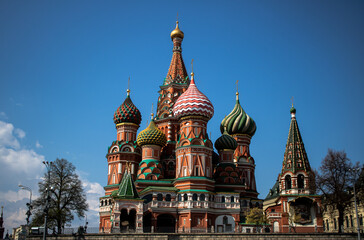 Fototapeta na wymiar St. Basil's Cathedral on Red Square.