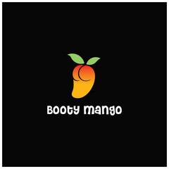 ass-shaped mango with thong underpants
