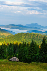 Summer landscape in Apuseni Mountains, Romania